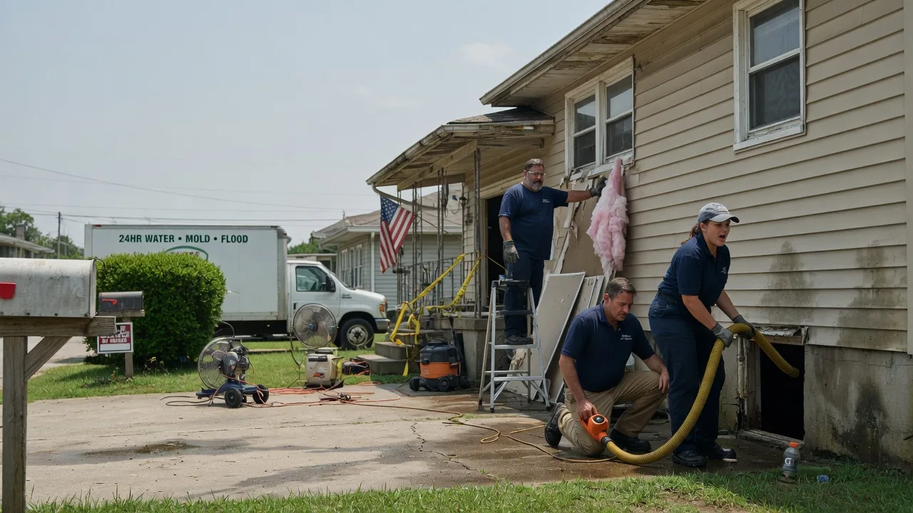 Water Damage Repair in Great Bend, KS near me